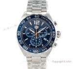 Copy Tag Heuer Formula 1 Chronograph Blue Dial Watch Swiss Quartz Movement